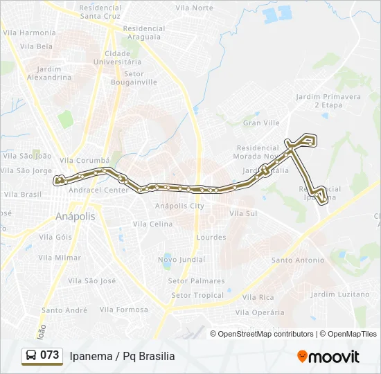 073 Bus Line Map