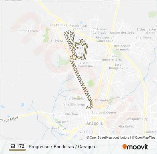 172 Bus Line Map