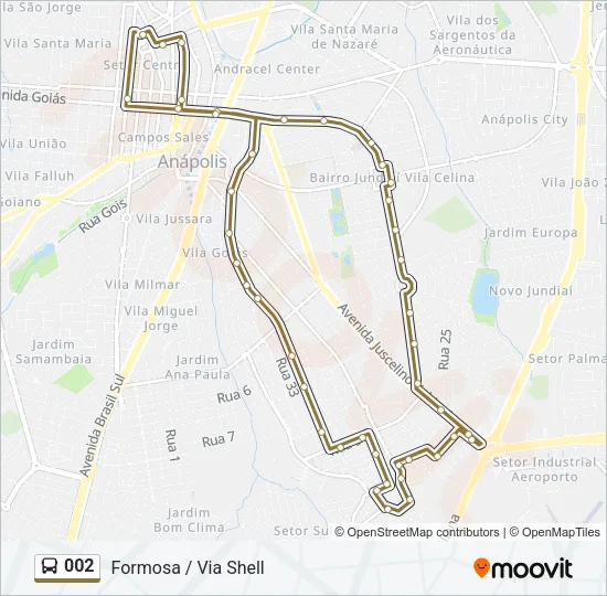 002 Bus Line Map