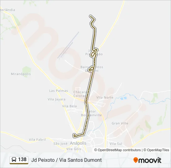 138 Bus Line Map