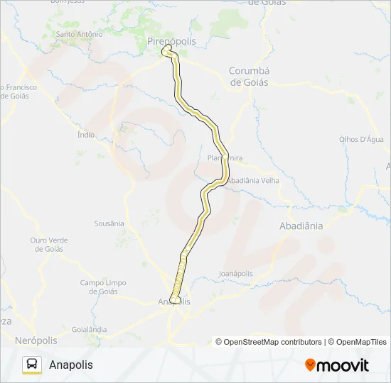 SEMIURBANO Bus Line Map
