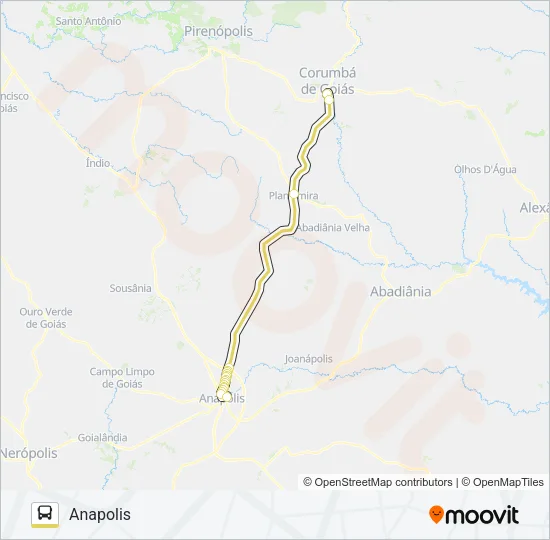 SEMIURBANO Bus Line Map