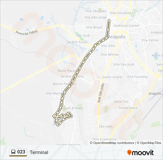 023 Bus Line Map