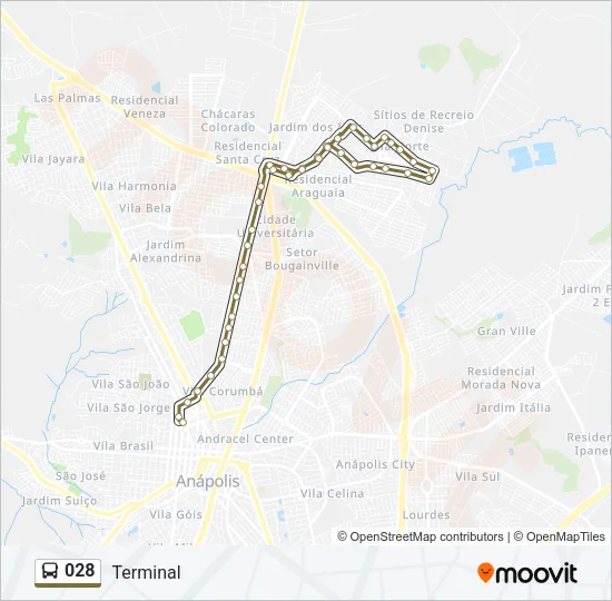 028 Bus Line Map