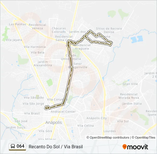 064 Bus Line Map
