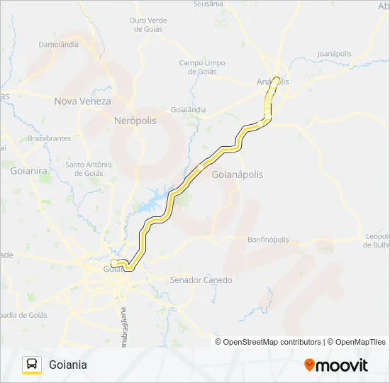 SEMIURBANO Bus Line Map