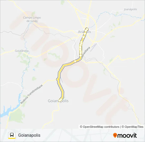 SEMIURBANO Bus Line Map