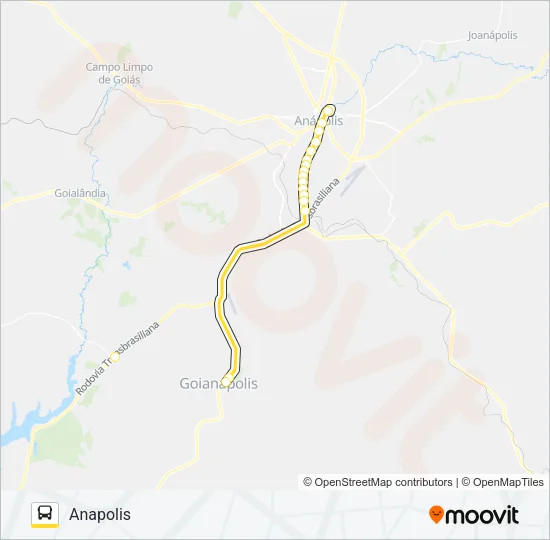 SEMIURBANO Bus Line Map