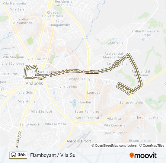 065 bus Line Map