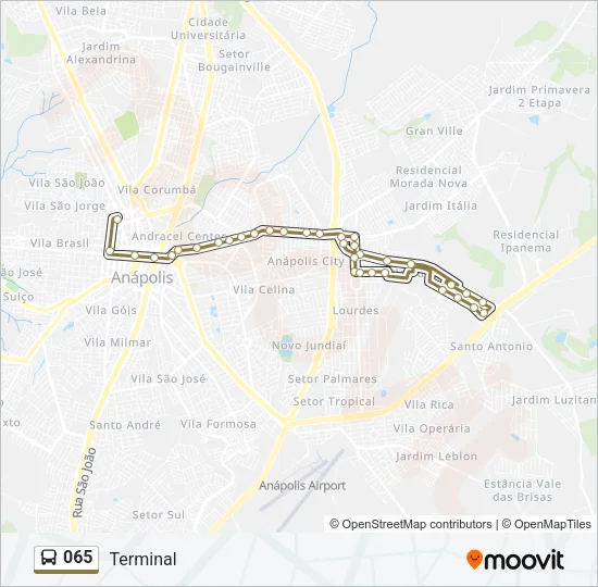 065 Bus Line Map