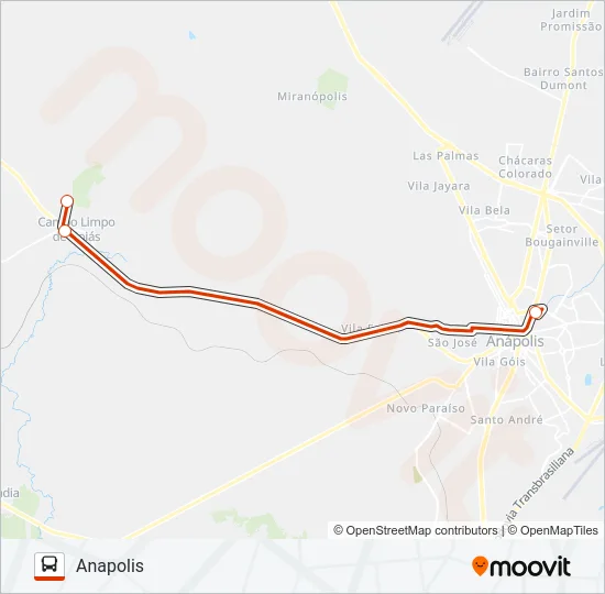 SEMIURBANO Bus Line Map