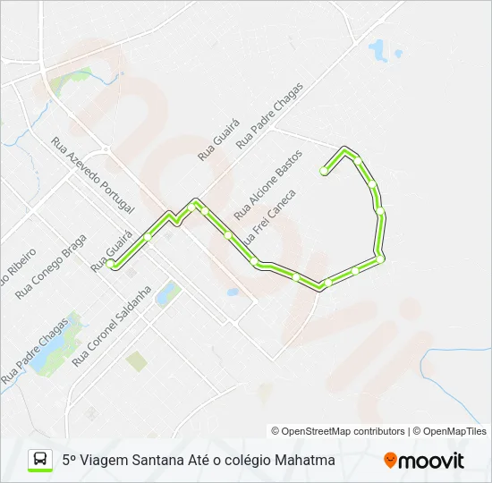 3 SANTANA Bus Line Map