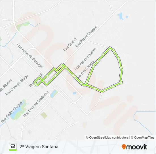 3 SANTANA Bus Line Map