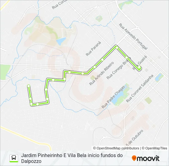 53 JARDIM PINHEIRINHO Bus Line Map