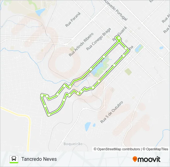 17 TANCREDO NEVES Bus Line Map