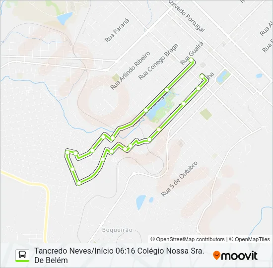 17 TANCREDO NEVES Bus Line Map