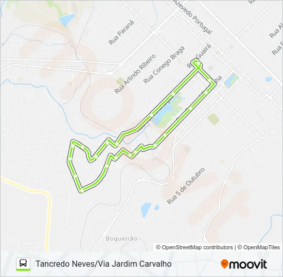 17 TANCREDO NEVES Bus Line Map