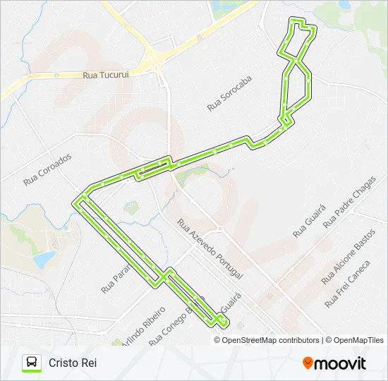 48 CRISTO REI Bus Line Map