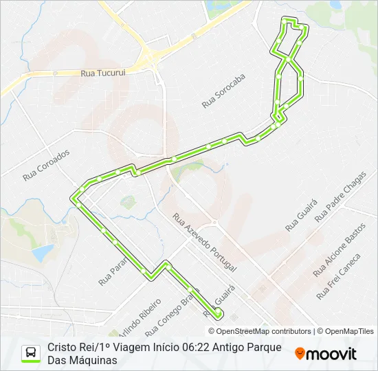 48 CRISTO REI Bus Line Map