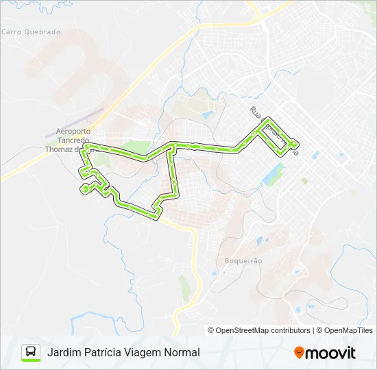 49 JARDIM PATRÍCIA Bus Line Map