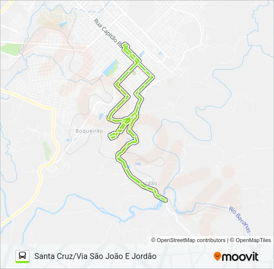 11 SANTA CRUZ Bus Line Map