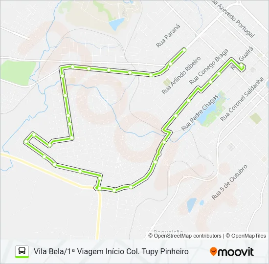 10 VILA BELA Bus Line Map