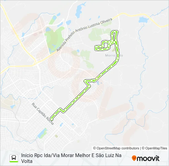36 RESIDENCIAL 2000 Bus Line Map