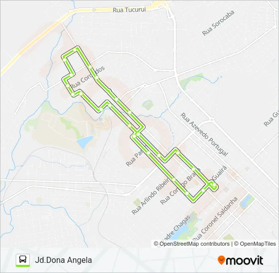 40 JD.DONA ANGELA Bus Line Map