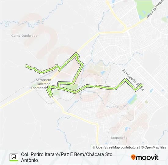 27 INTERBAIRROS Bus Line Map