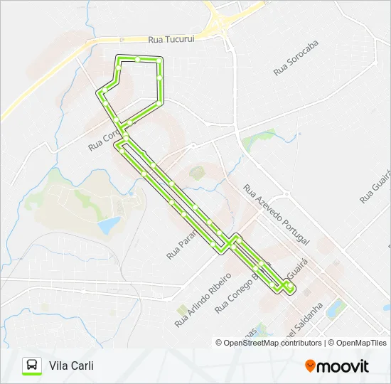 6 VILA CARLI Bus Line Map