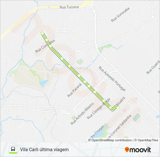 6 VILA CARLI Bus Line Map