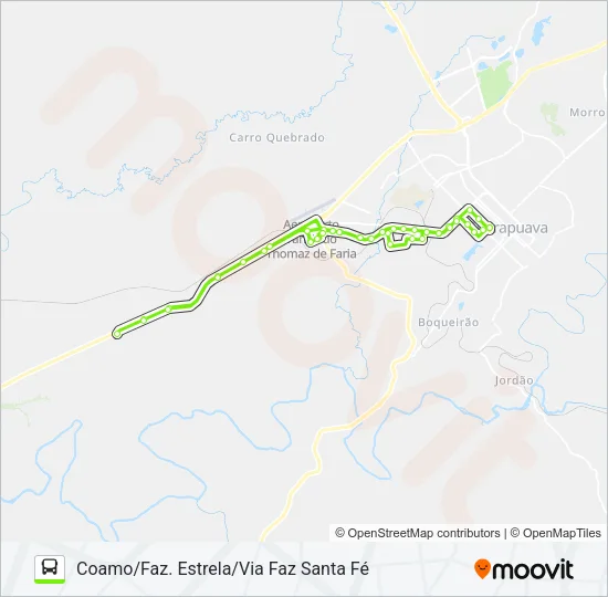 34 COAMO Bus Line Map