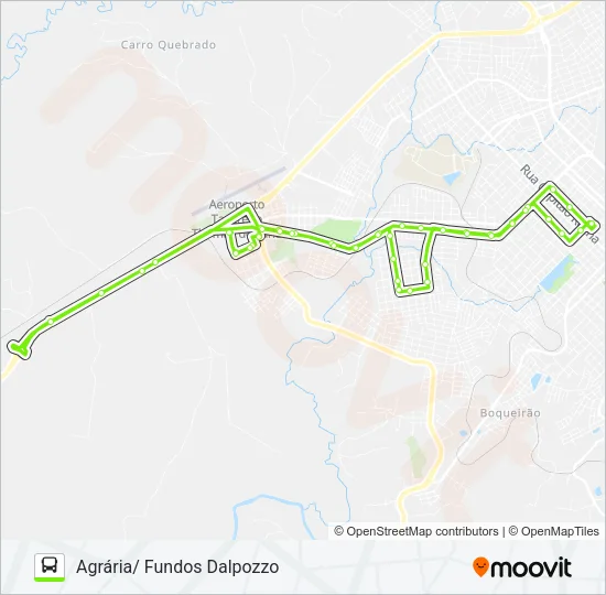 34 COAMO Bus Line Map