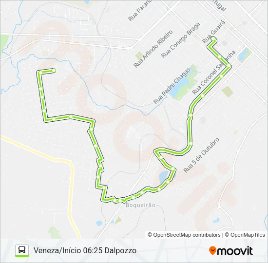 16 VENEZA Bus Line Map