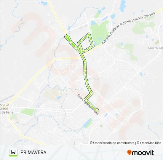 4 PRIMAVERA Bus Line Map