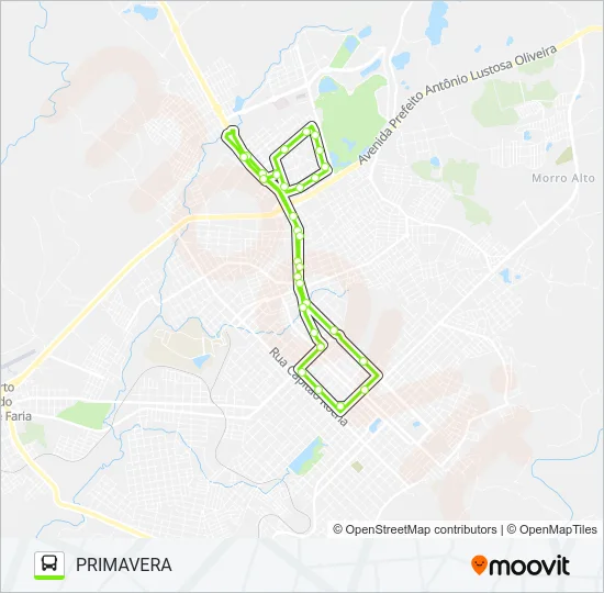4 PRIMAVERA Bus Line Map