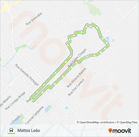 23 MATTOS LEÃO Bus Line Map