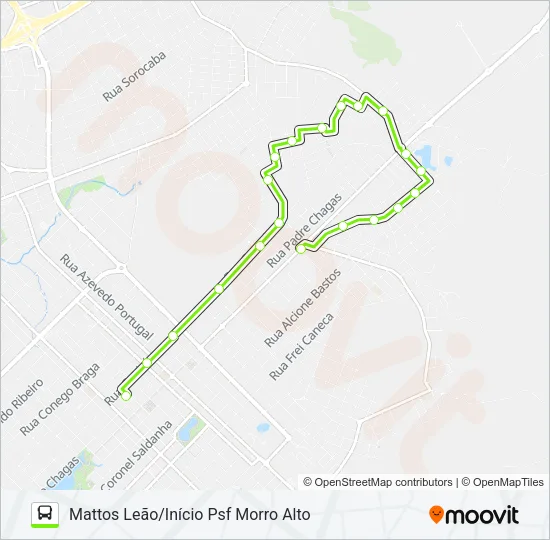 23 MATTOS LEÃO Bus Line Map