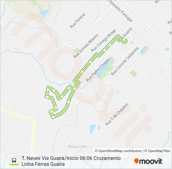 29 TANCREDO NEVES VIA GUAIRA Bus Line Map