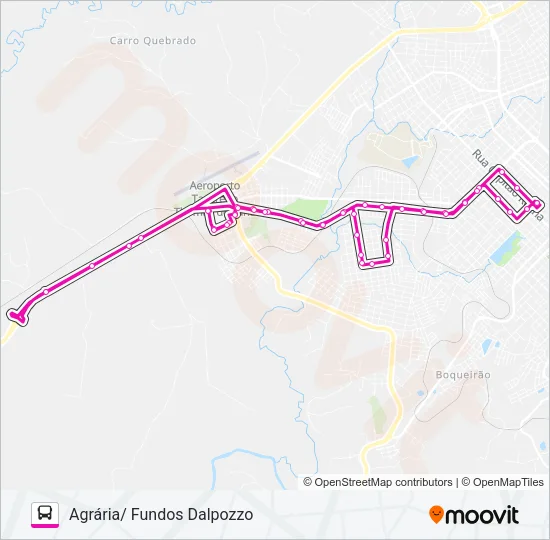 034 COAMO Bus Line Map