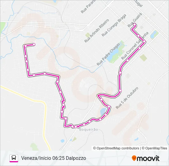 016 VENEZA Bus Line Map