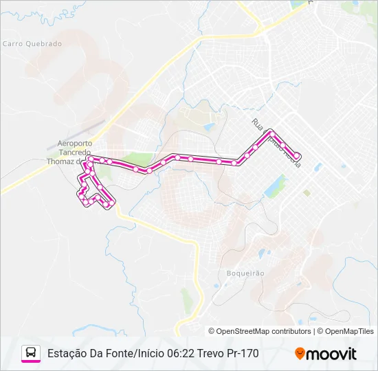 015 AEROPORTO Bus Line Map