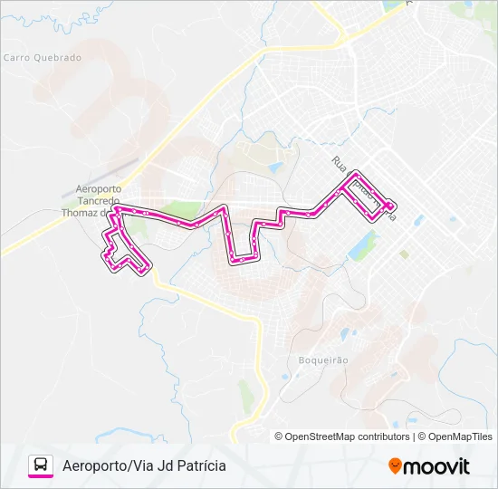 015 AEROPORTO Bus Line Map