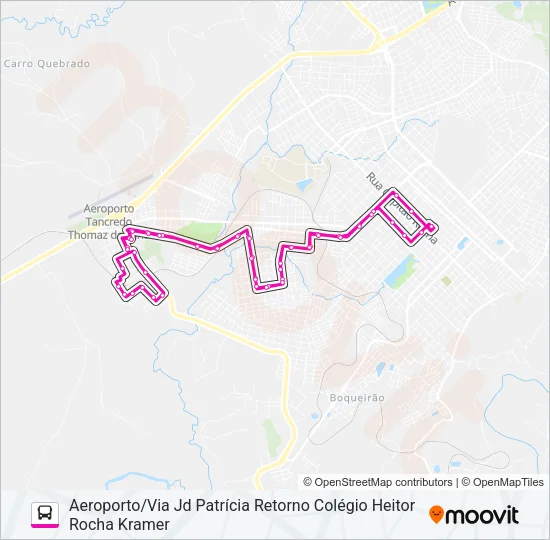 015 AEROPORTO Bus Line Map