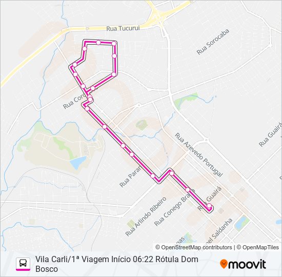 006 VILA CARLI bus Line Map