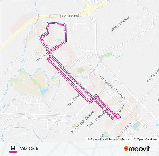 006 VILA CARLI Bus Line Map
