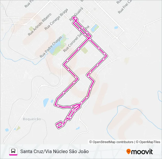 011 SANTA CRUZ Bus Line Map