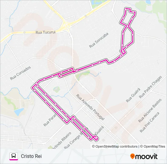 048 CRISTO REI Bus Line Map