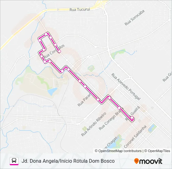 040 JD.DONA ANGELA Bus Line Map