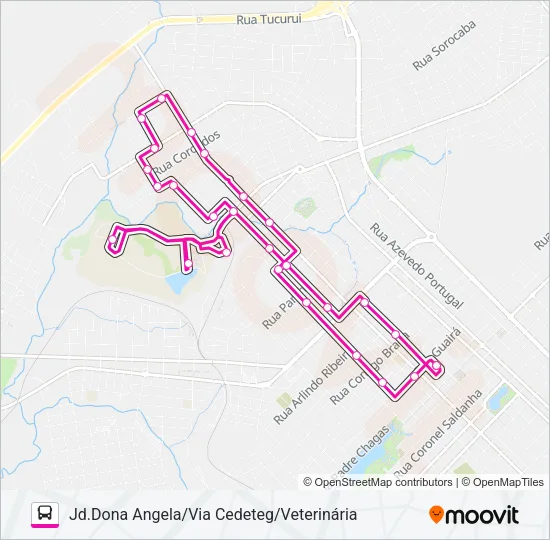 040 JD.DONA ANGELA Bus Line Map